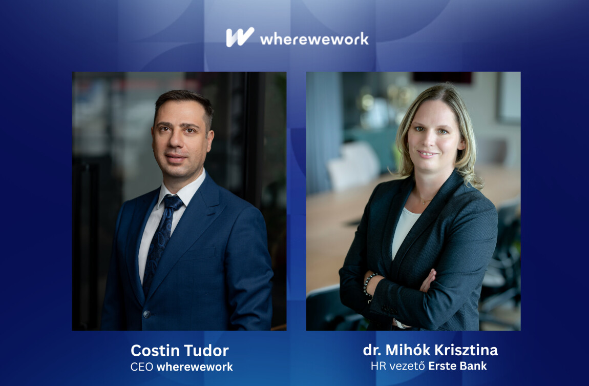  Costin Tudor CEO wherewework and dr. Mihók Krisztina Erste Bank HR